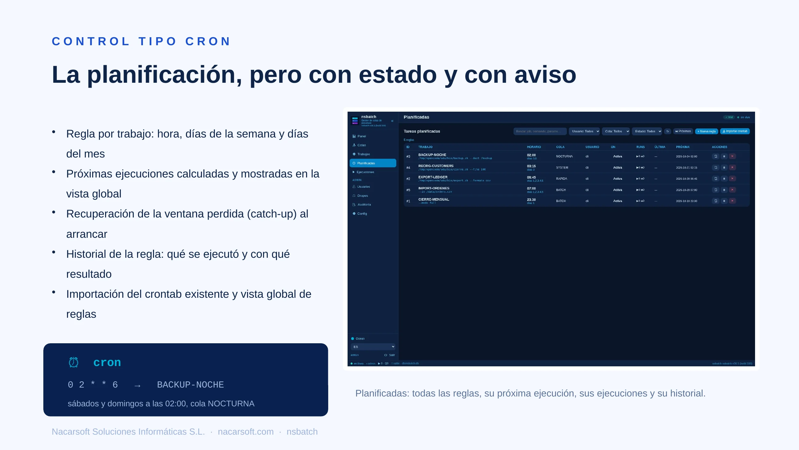 NSBatch — diapositiva 6
