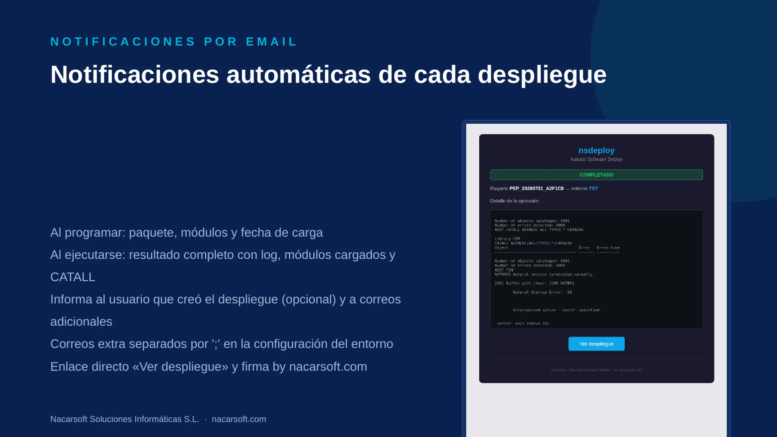 NSDeploy — diapositiva 17