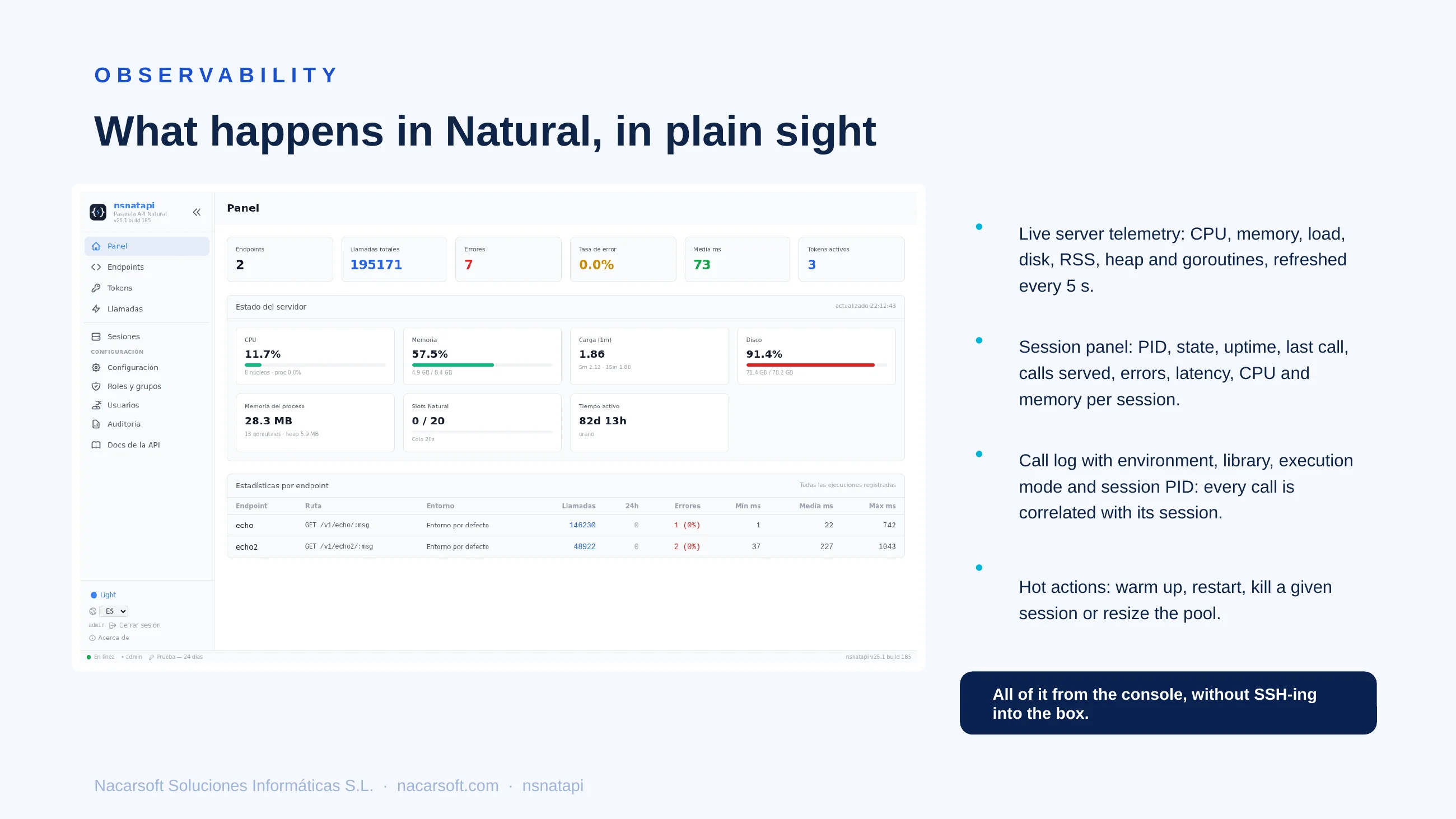 NSNatAPI — diapositiva 10