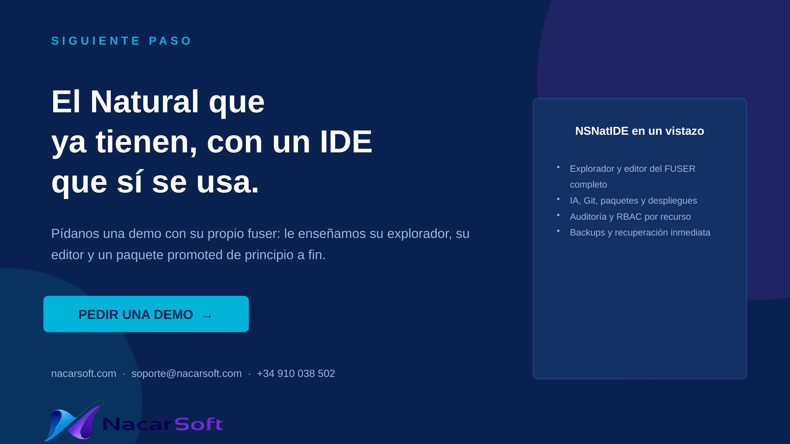 NSNatIDE — diapositiva 15