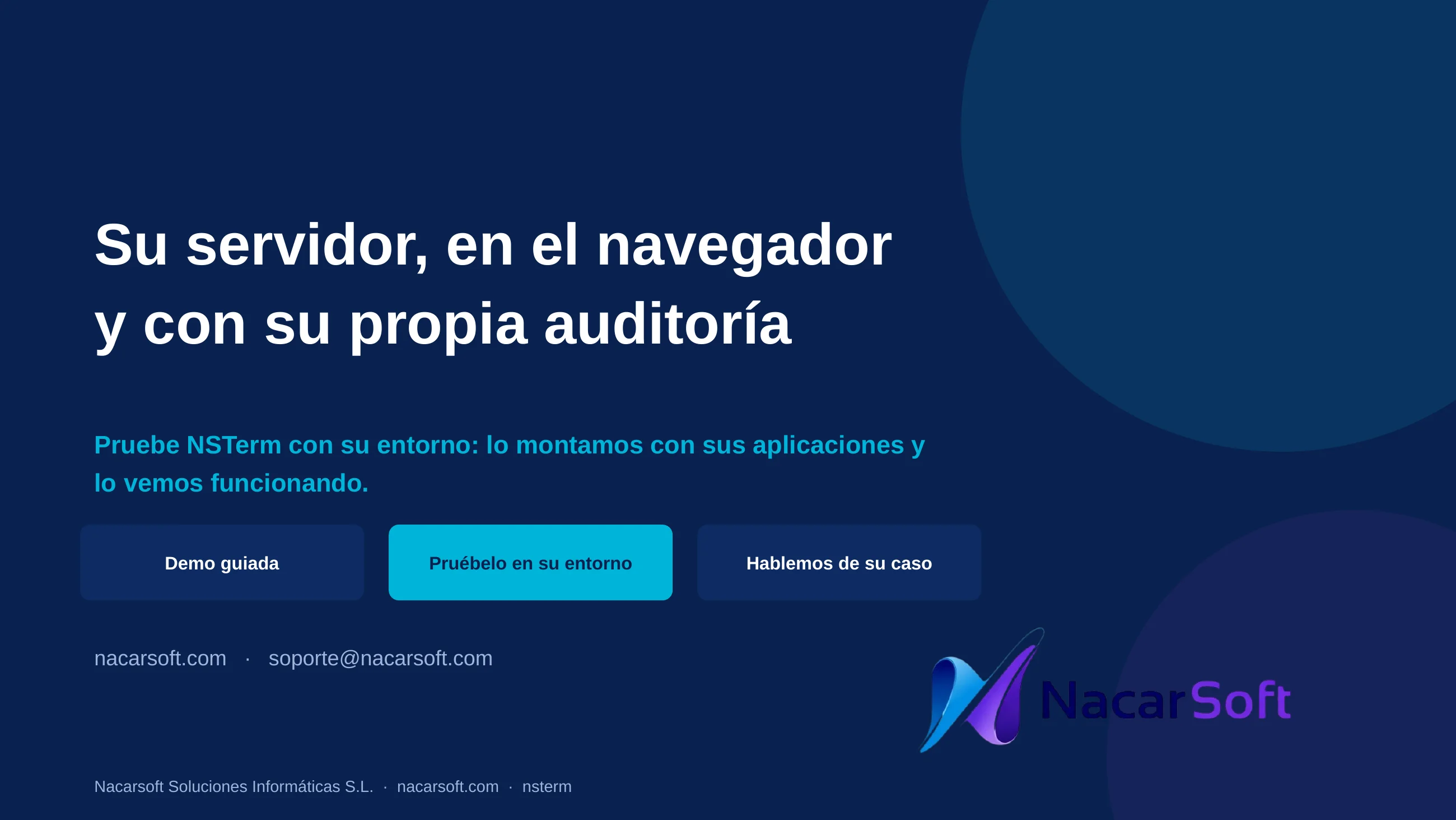 NSTerm — diapositiva 18